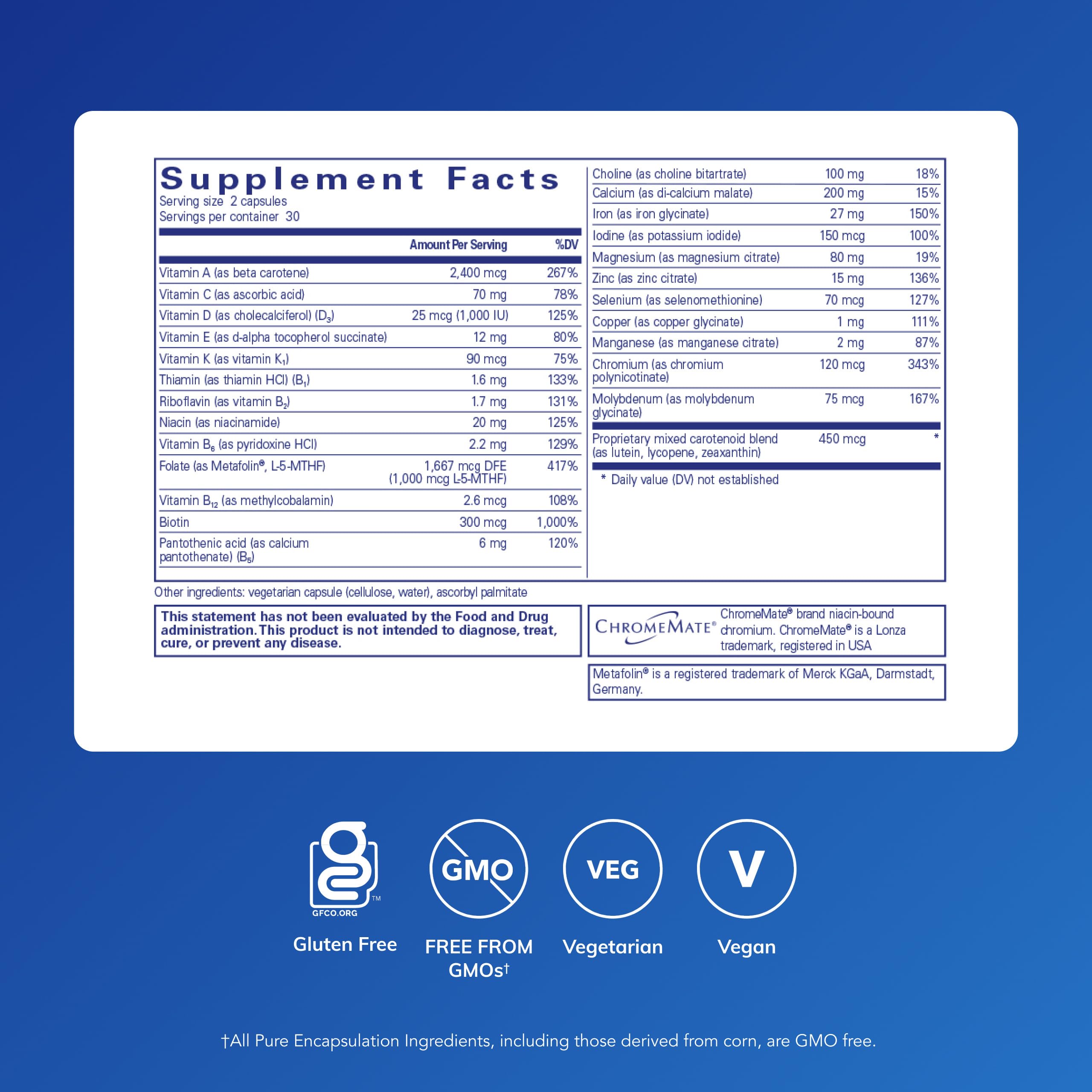 Pure Encapsulations capsule close-up highlighting smooth texture and size convenience