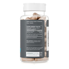 Pure for Men capsule close-up highlighting smooth vegan pill texture