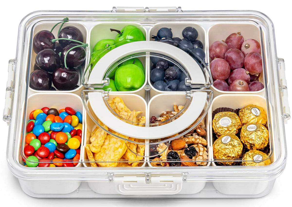 Pure Future front view showing clear lid and organized portability benefit