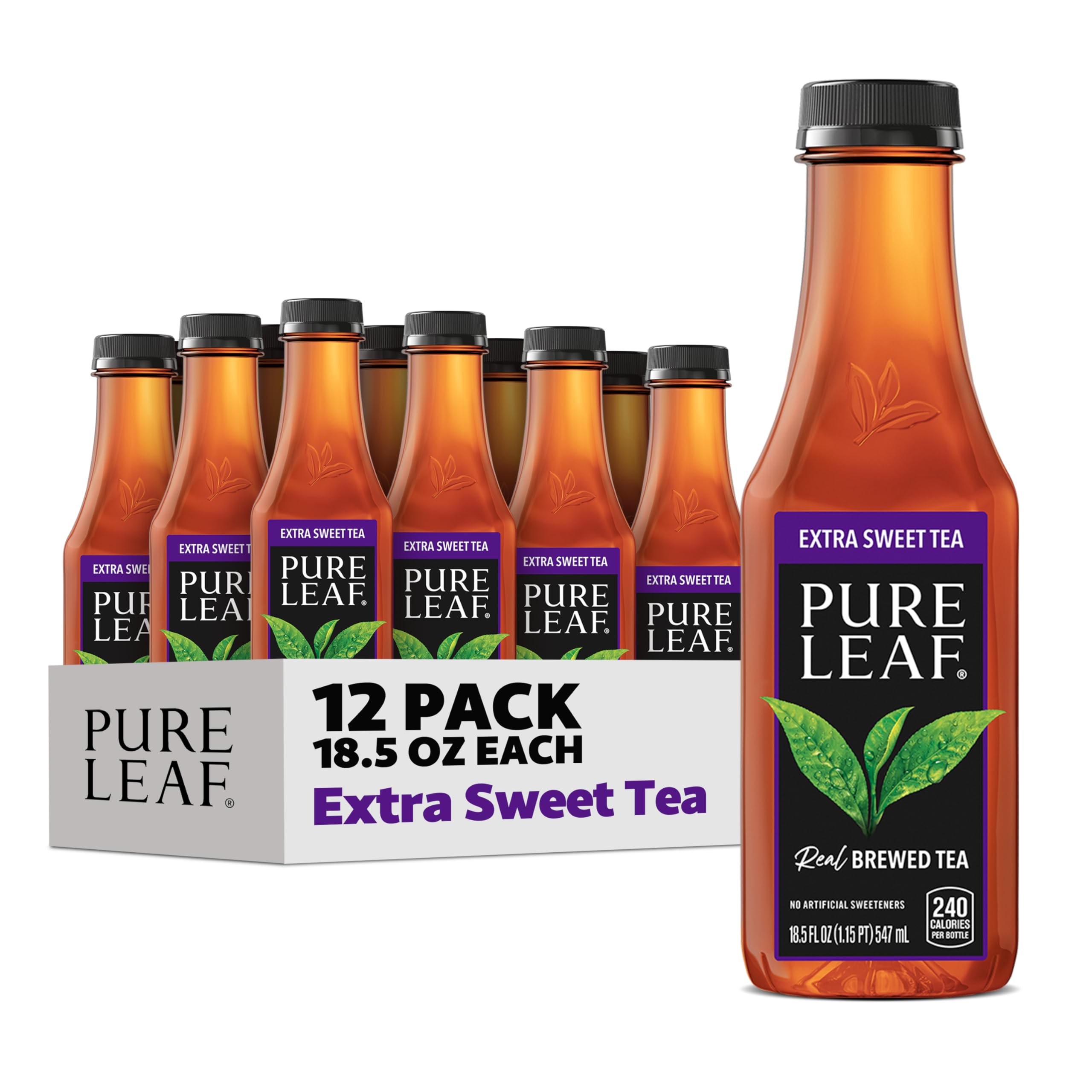 Pure Leaf front packaging showing 12-pack and ready-to-drink convenience