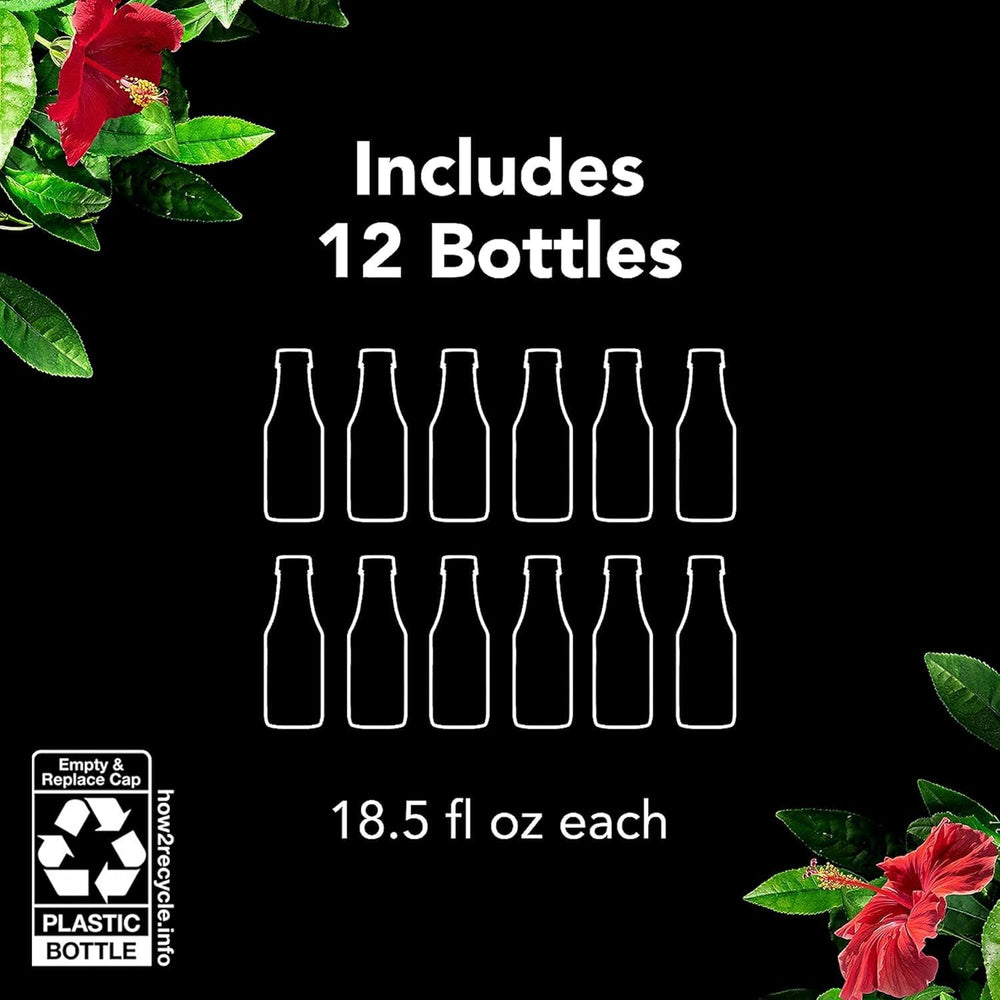 Pure Leaf bottle label detail showcasing ingredients and real brewed benefit