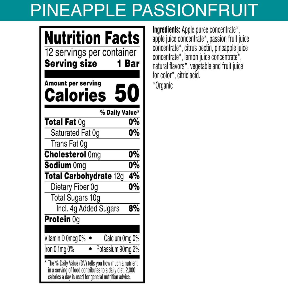 Pure Organic individually wrapped bar ready for grab-and-go convenience
