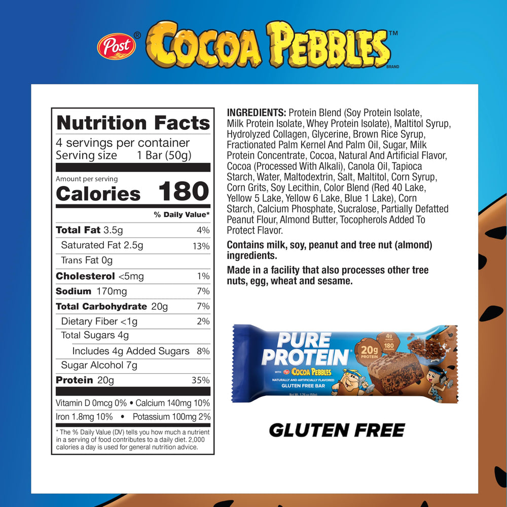 Pure Protein single wrapped bar emphasizing portability and freshness