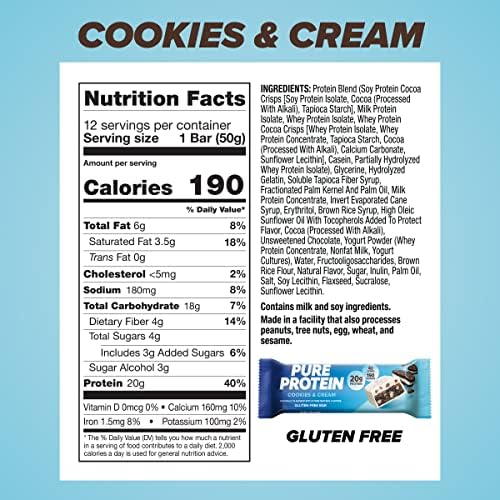 Pure Protein wafer and crème detail displaying satisfying crunch benefit