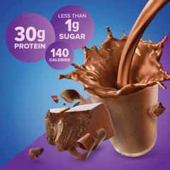 Pure Protein texture closeup showing creamy foam for satisfying taste
