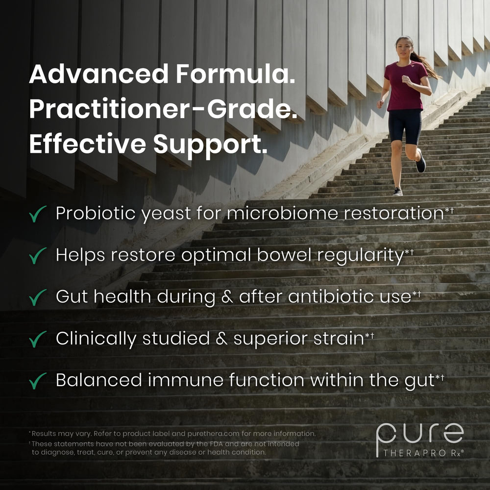Pure Therapro Rx capsule in hand to show scale and easy dosing benefit