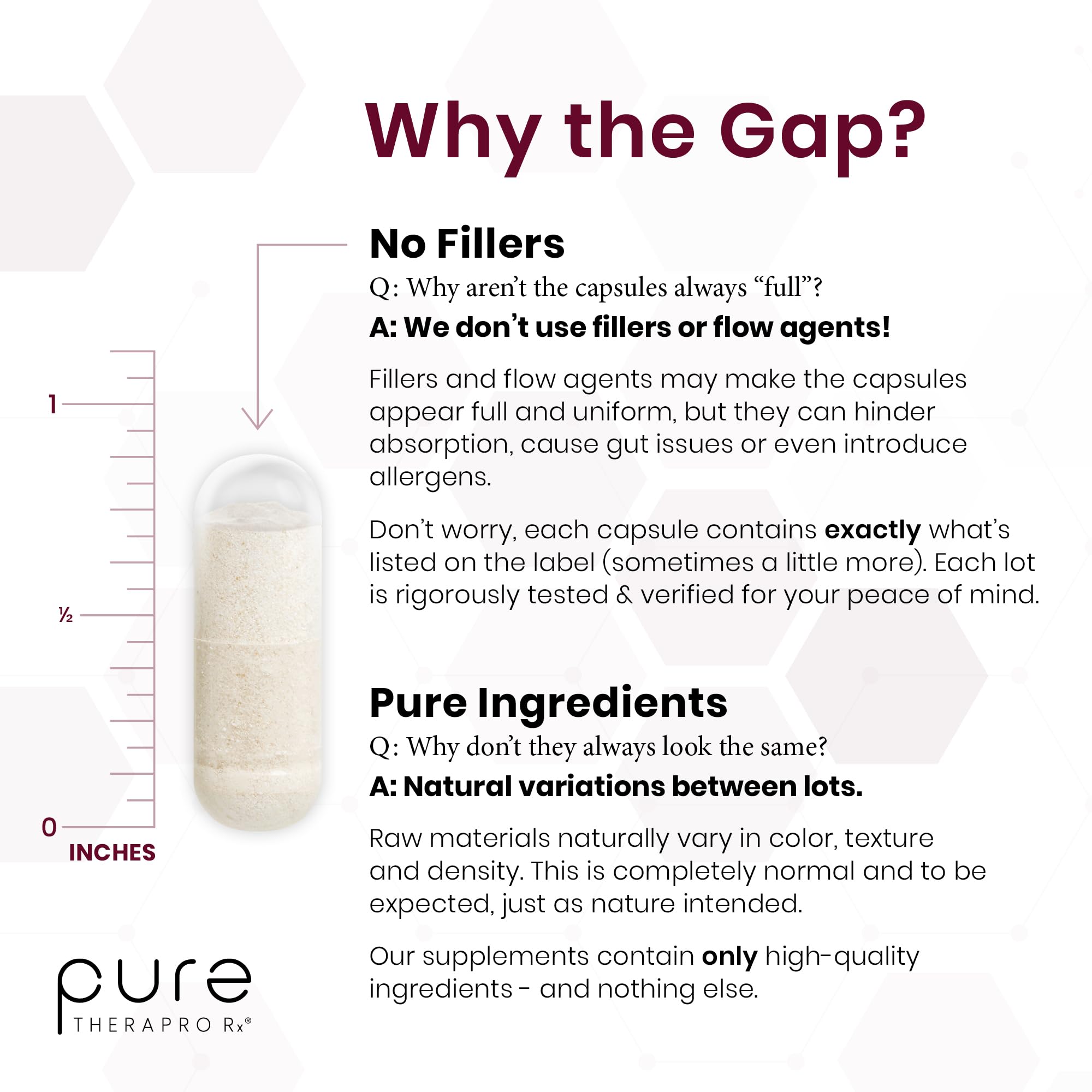 Pure Therapro Rx capsule on a kitchen counter as part of a morning routine benefit