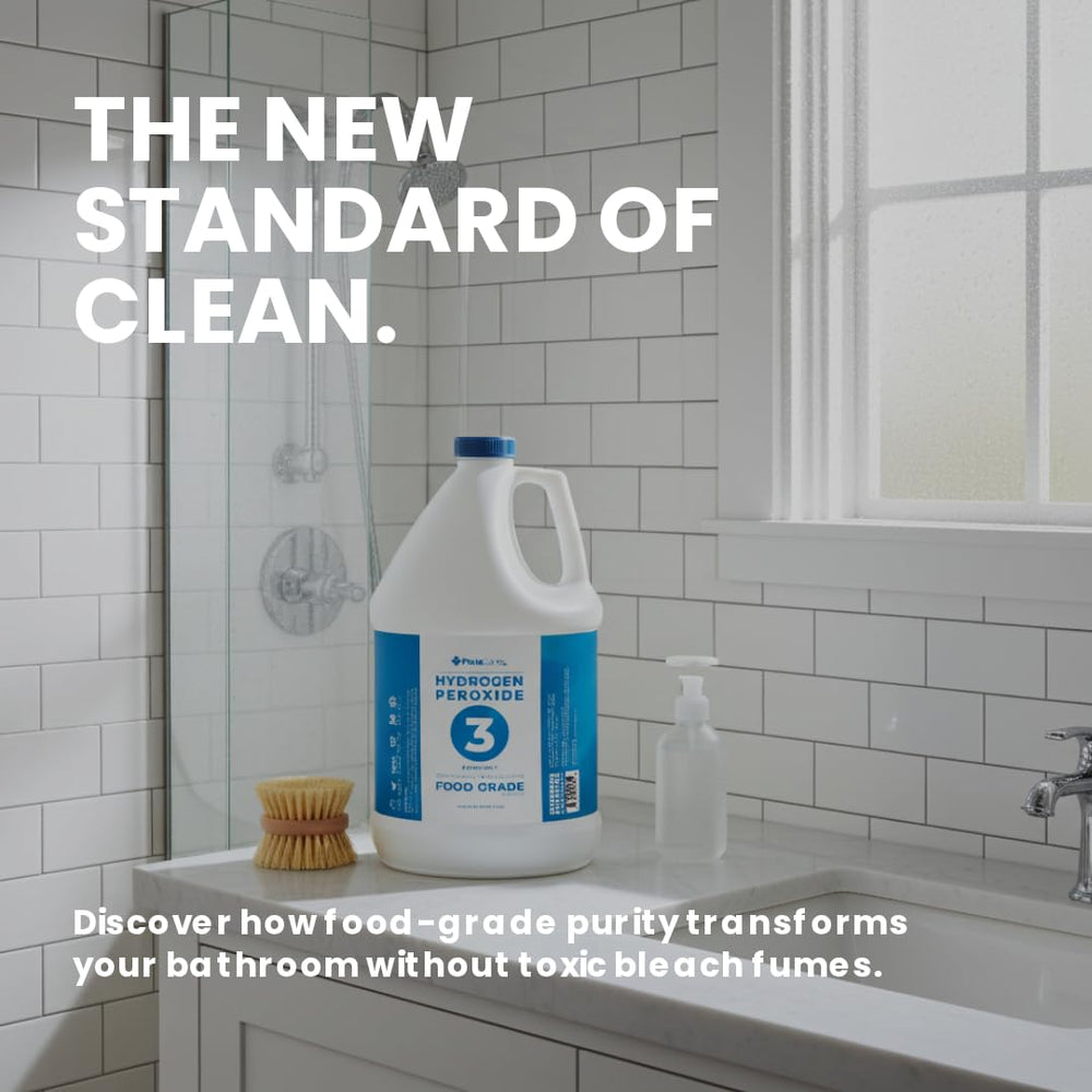 PURECHEM PROS added to laundry basin showing whitening boost benefit
