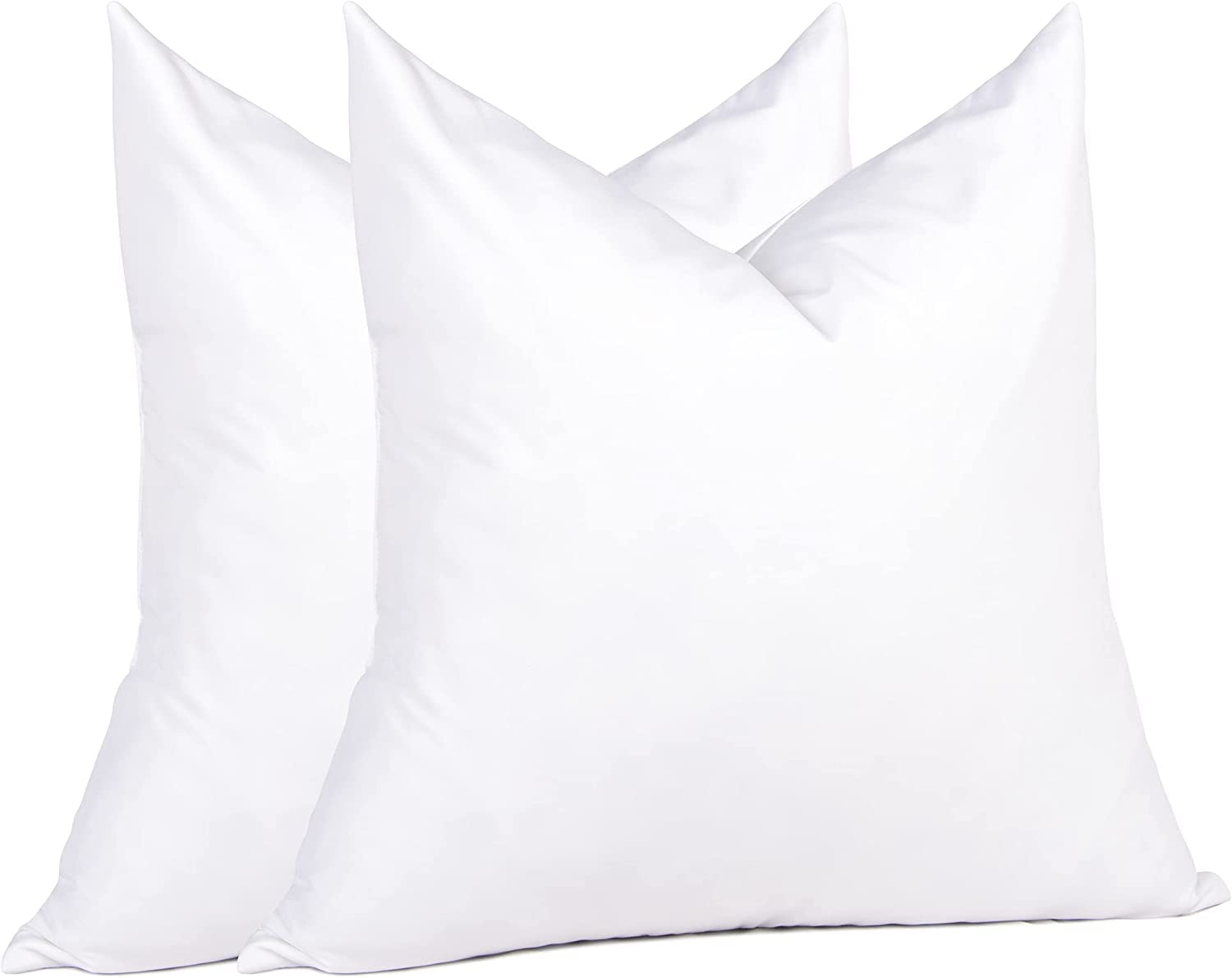 puredown front view pack of 2 showing clean white pillows and symmetry