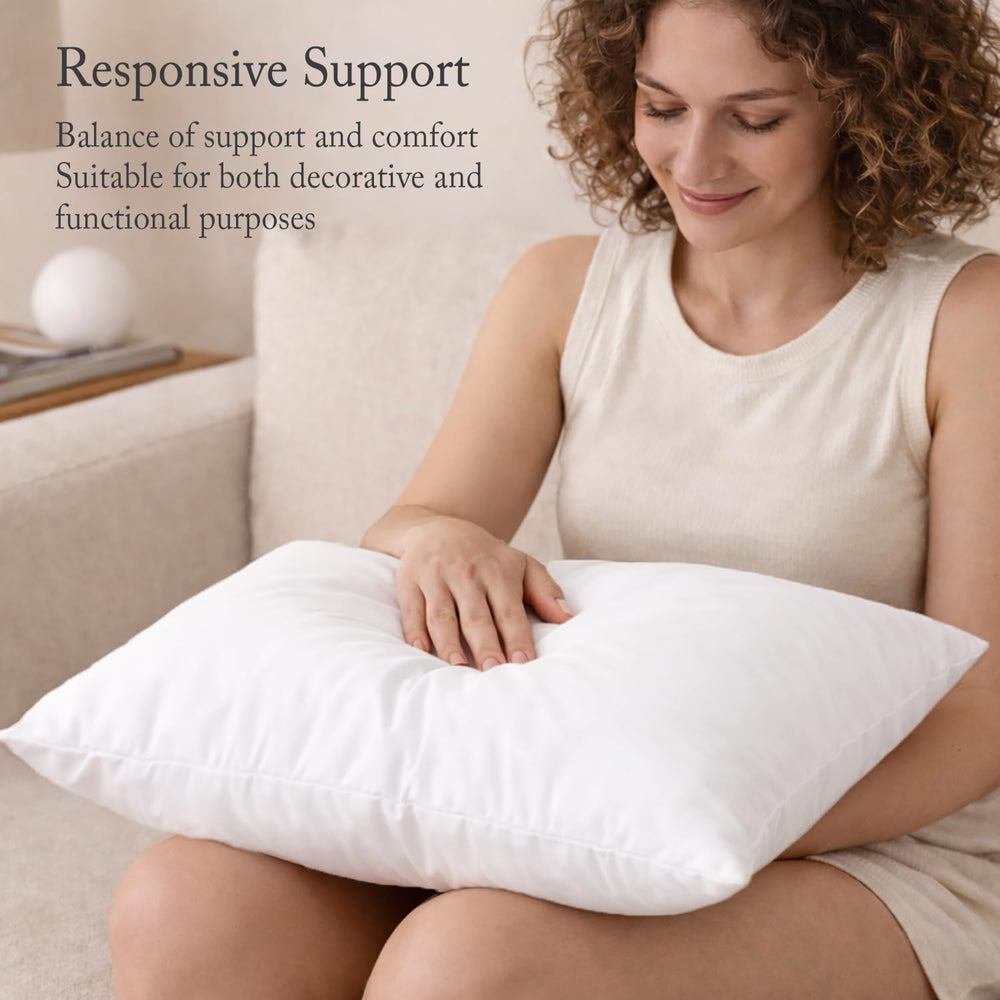 puredown side profile highlighting edge structure and resilient loft for cushions