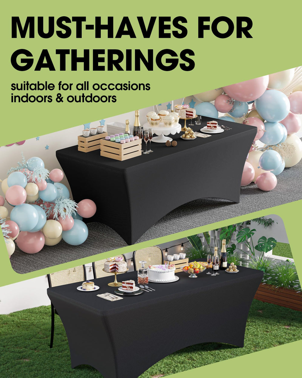 Pureegg six-pack folded covers ready for storage offering consistent professional appearance