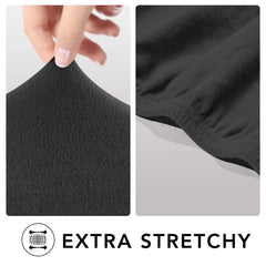 PureFit side profile showing elastic hem that prevents slipping and bunching