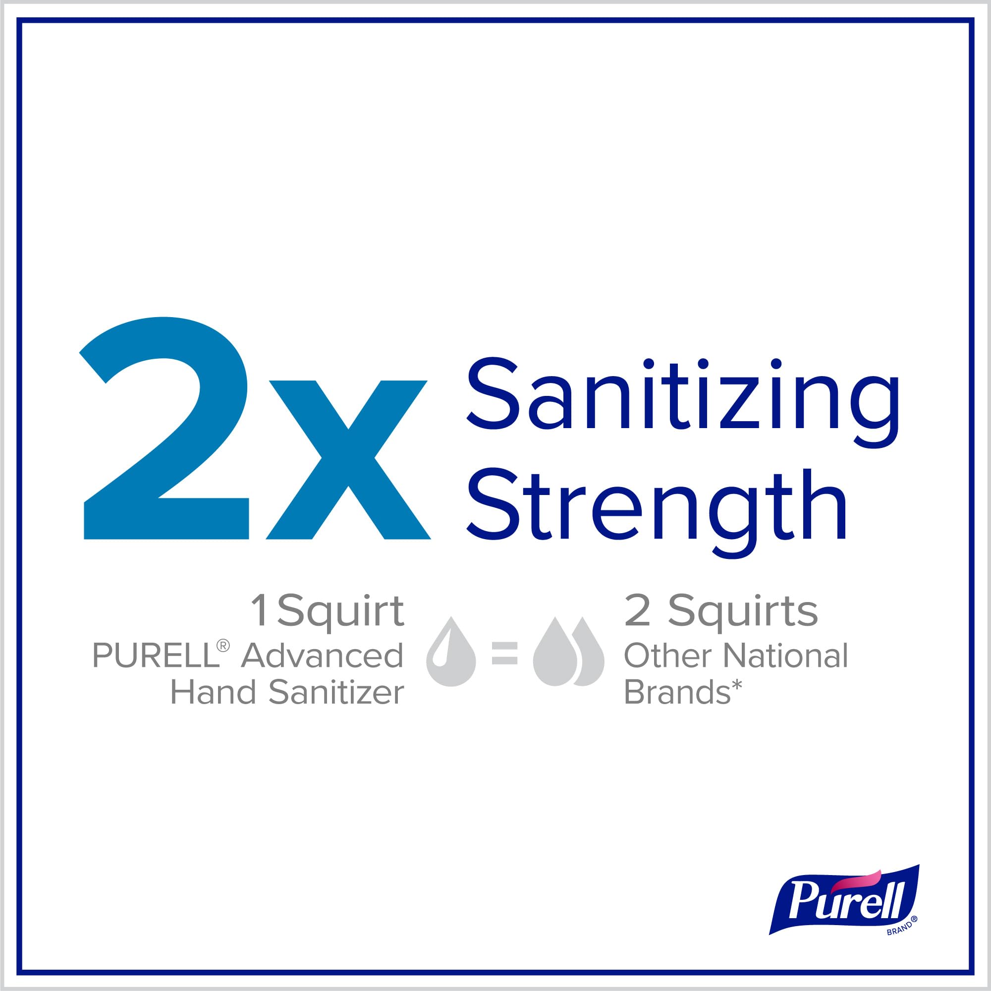 PURELL bottle beside a notebook showing 12 fl oz scale and portability