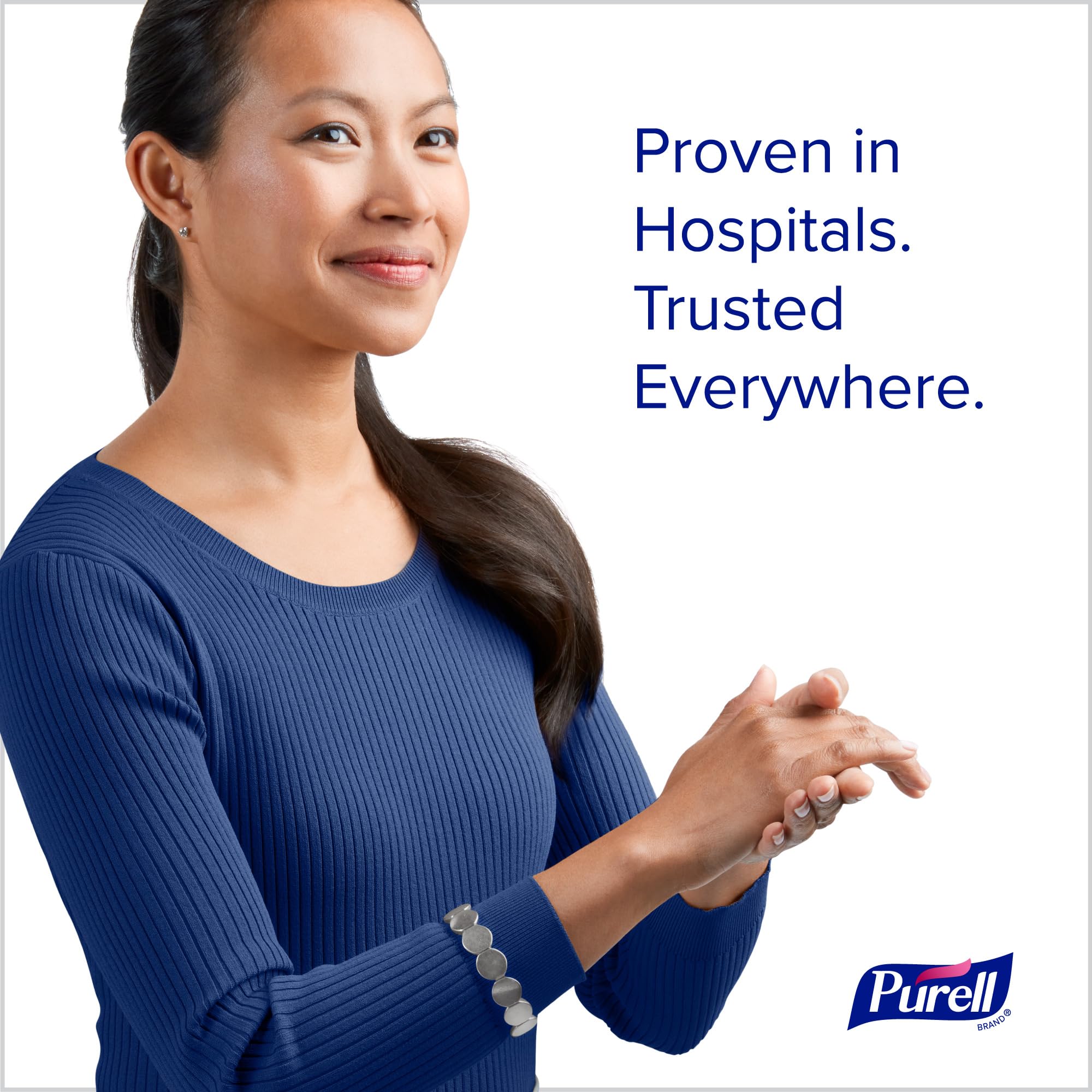 PURELL assorted design series bottles displayed to enhance workplace aesthetics