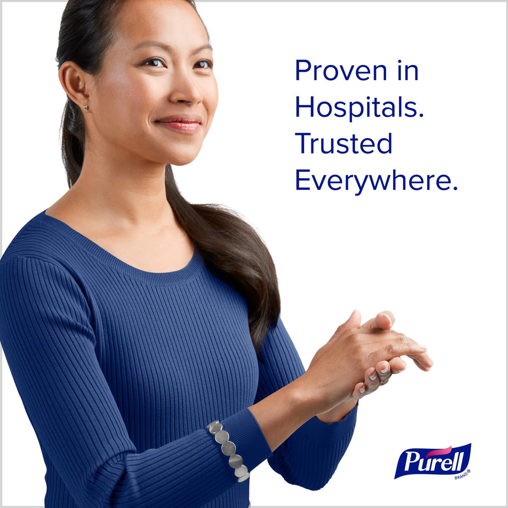 PURELL assorted design series bottles displayed to enhance workplace aesthetics