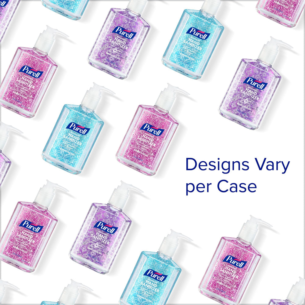 PURELL label ingredients panel showing moisturizing formula benefits