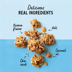 purely elizabeth dark chocolate chips detail showing fair‑trade cocoa