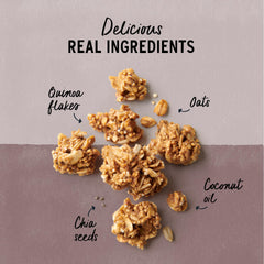purely elizabeth ingredients spread with ancient grains and chia, showcases quality components and nutrition
