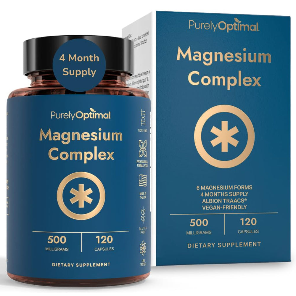 Purely Optimal front label showing supplement benefits for clarity