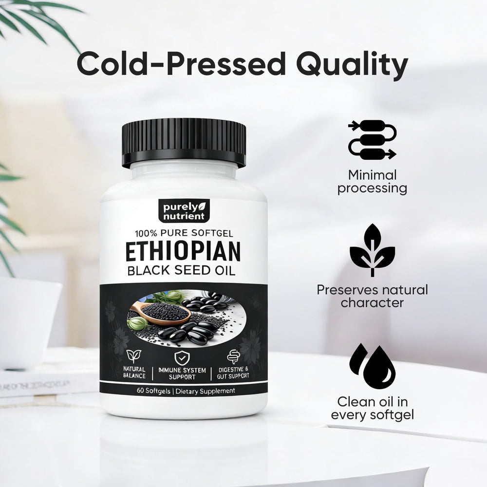 PURELYNUTRIENT softgel beside coin to show capsule size and portability