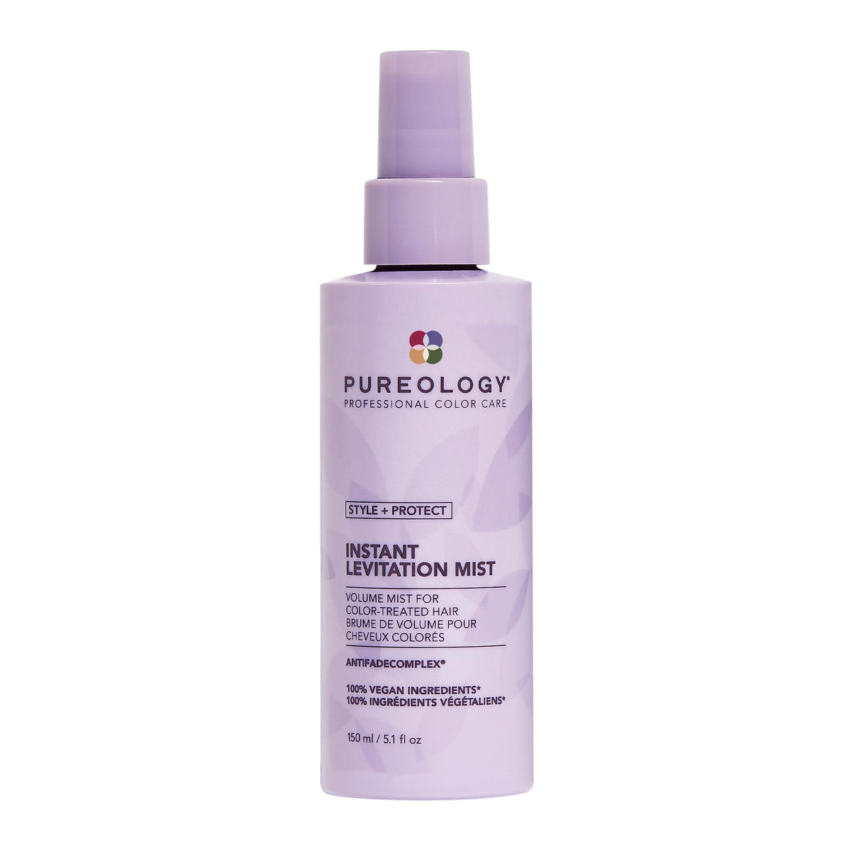 Pureology Levitation Mist front bottle view showing clean labeling and benefits