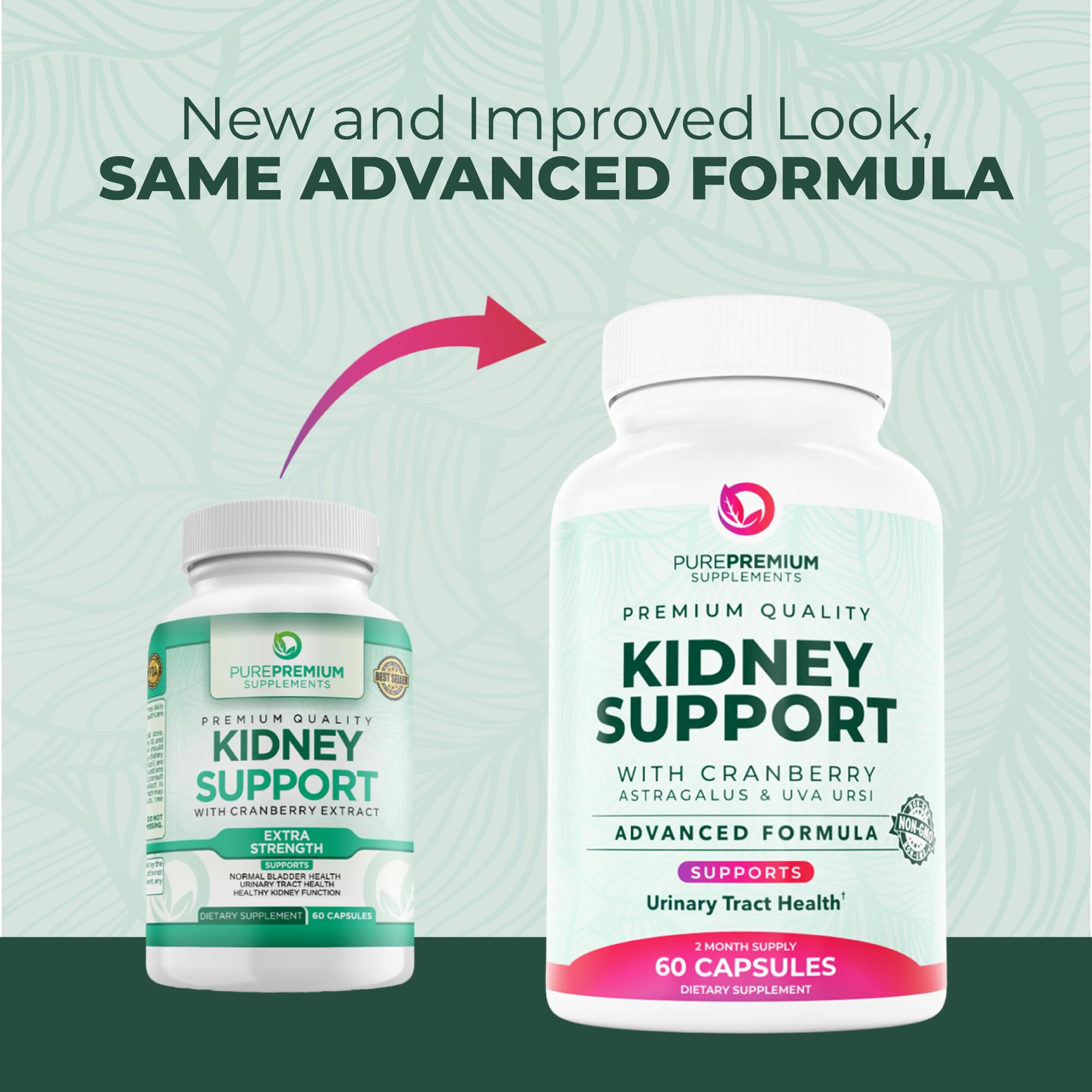 PurePremium nutrition label and supplement facts verify quality and transparent ingredients