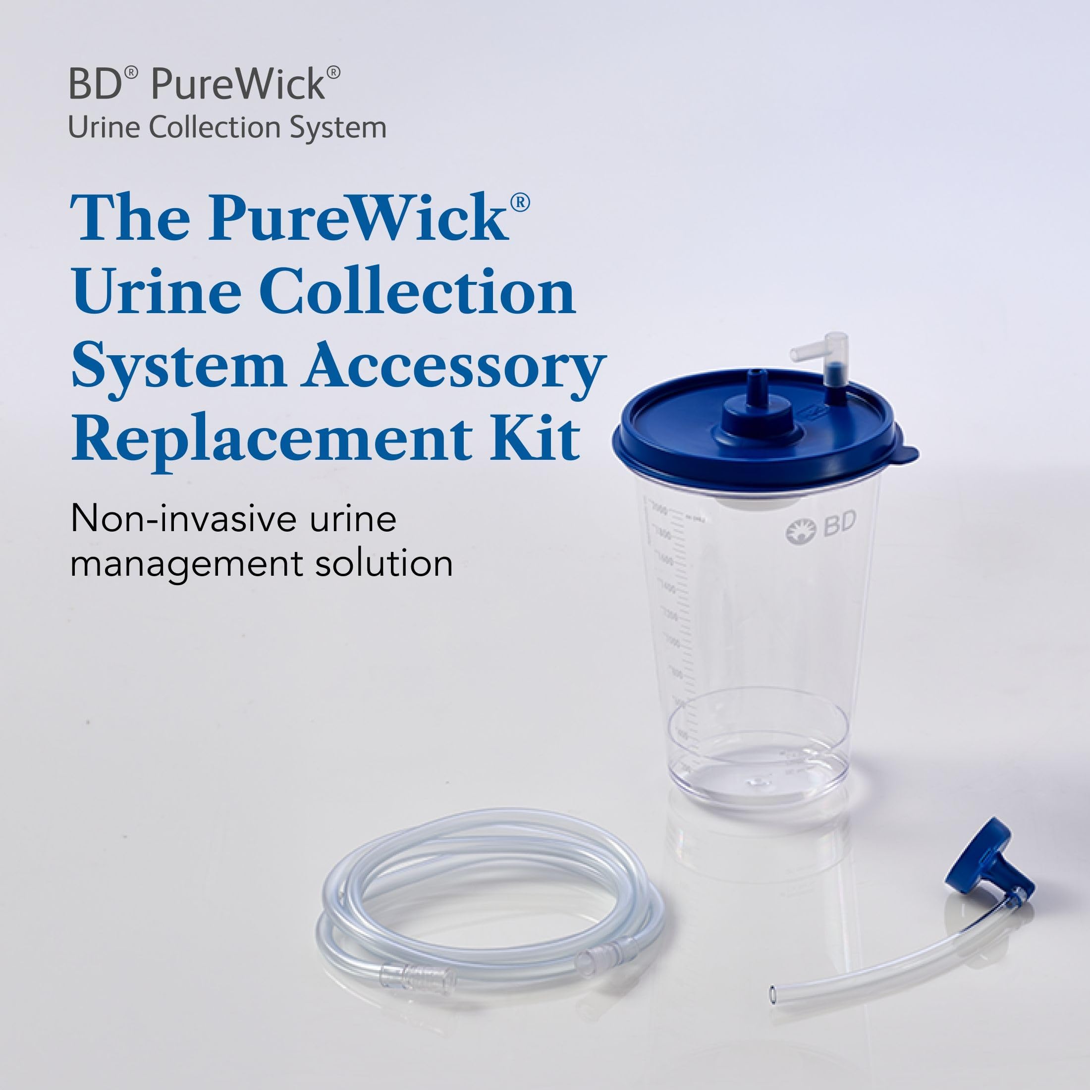 PureWick canister close-up lid detail demonstrating secure seal benefit