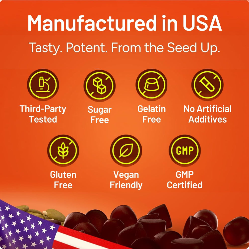 Purify Life gummies pouring into hand demonstrating easy daily use benefit