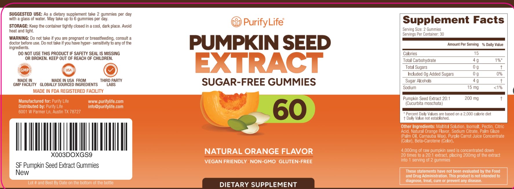 Purify Life third-party lab report image indicating tested purity and trust