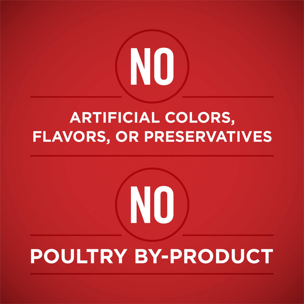 Purina ONE can beside a coin to show 13 oz size and portion clarity