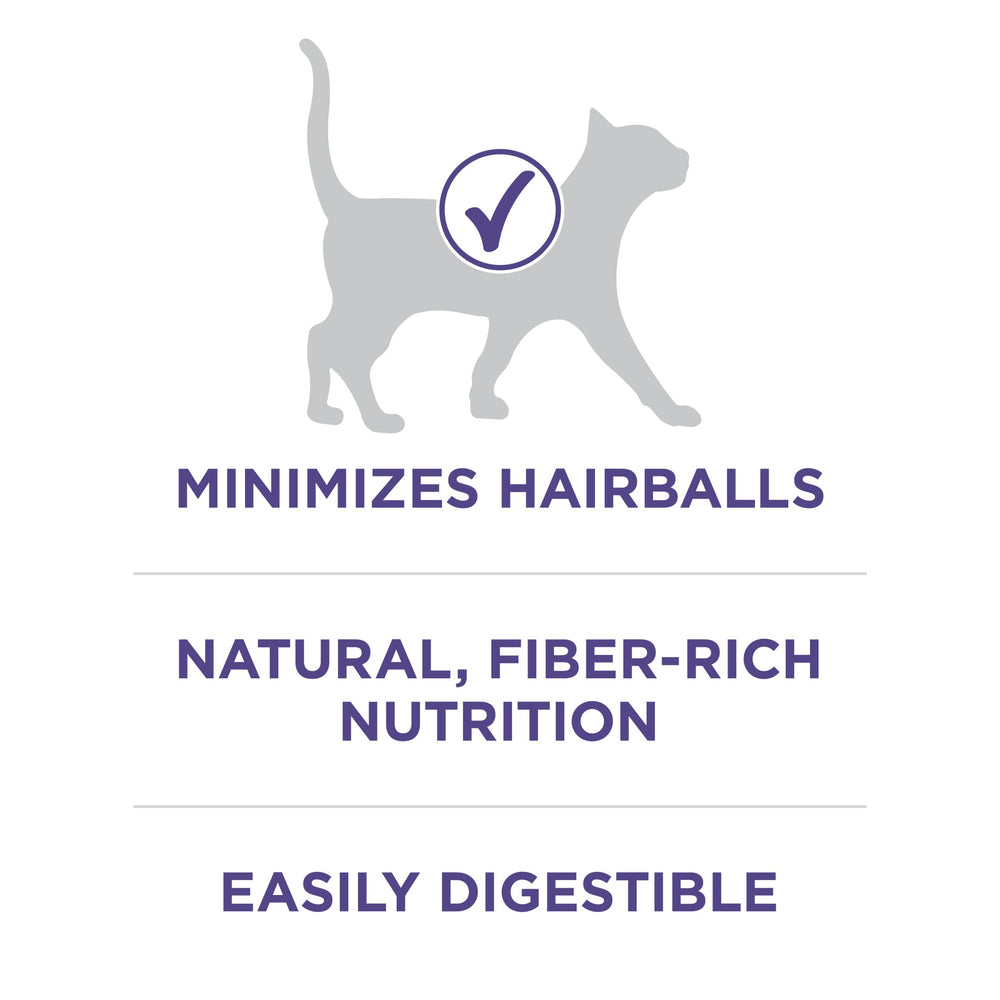 Purina ONE real chicken ingredient shot emphasizing high-protein benefit