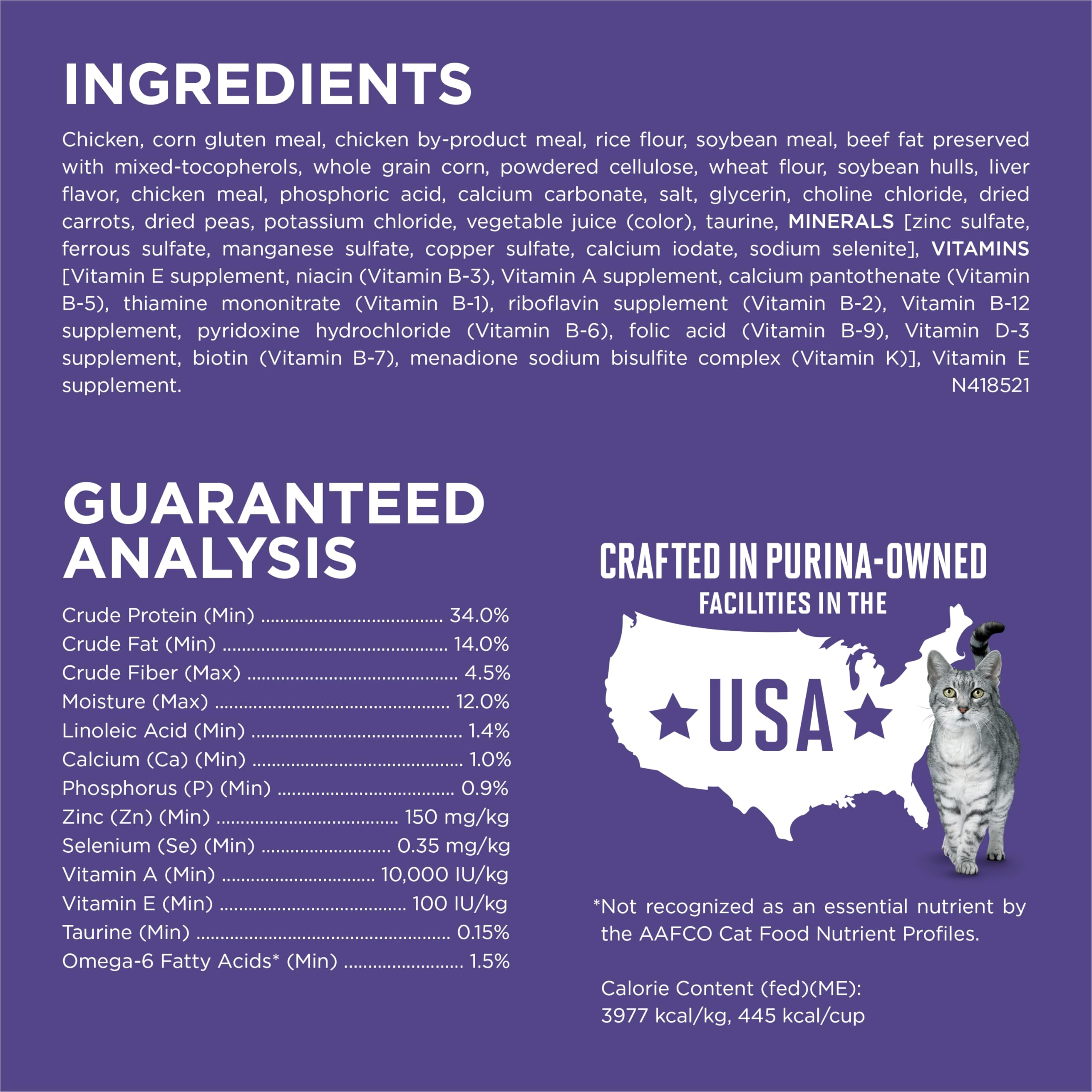Purina ONE measured portion on scale showing correct feeding amounts
