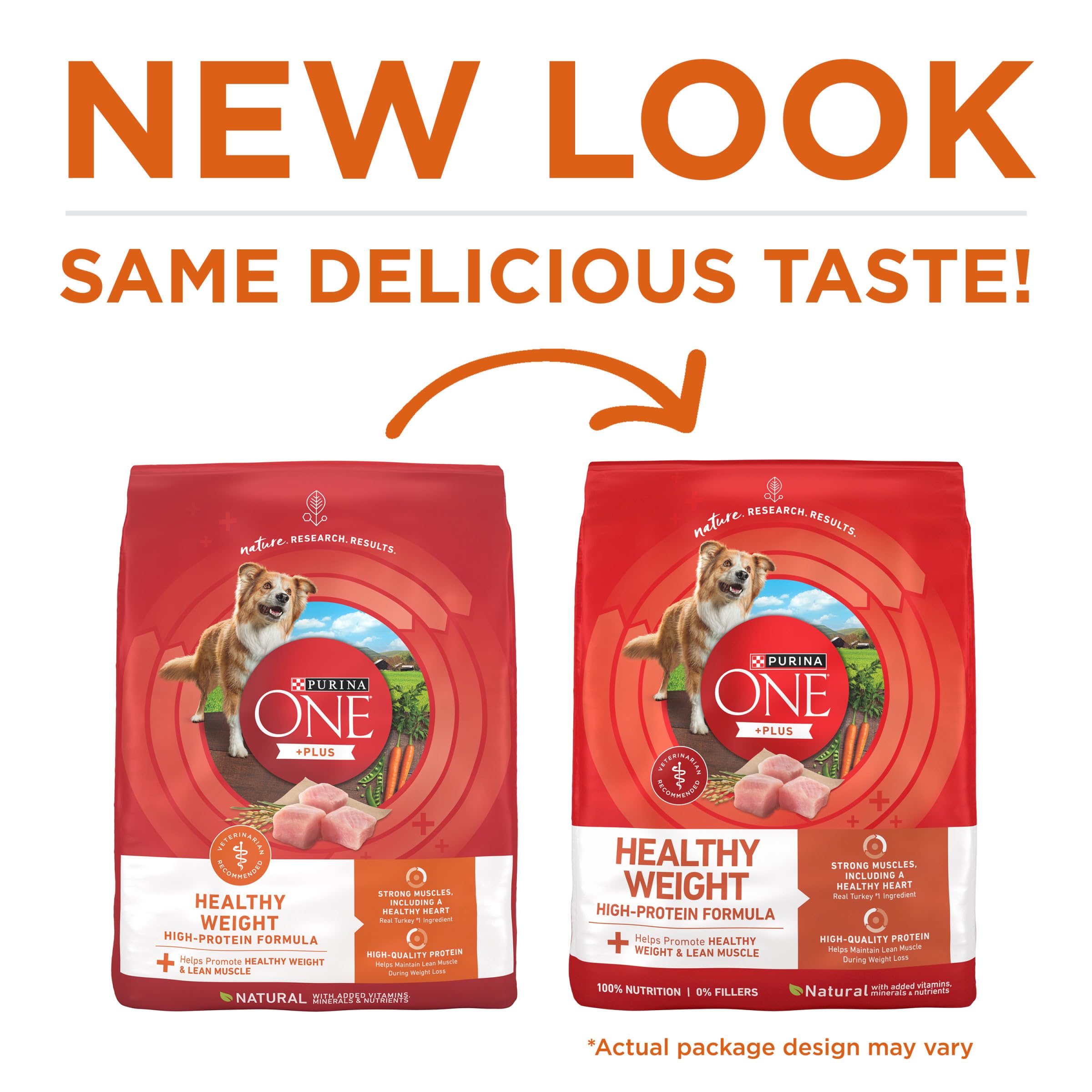 Close-up of Purina ONE kibble and tender morsels highlighting texture and palatability