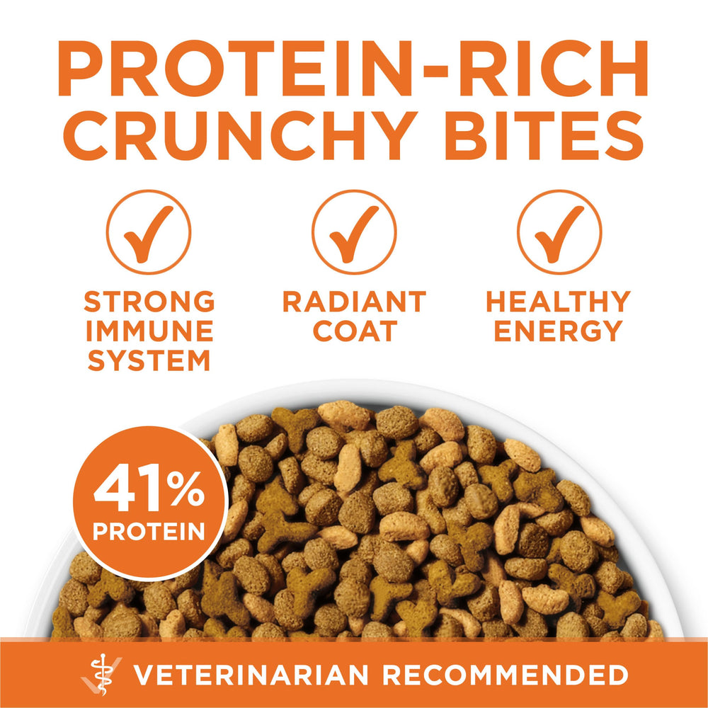 Purina ONE nutrition label close-up highlighting vitamins and minerals