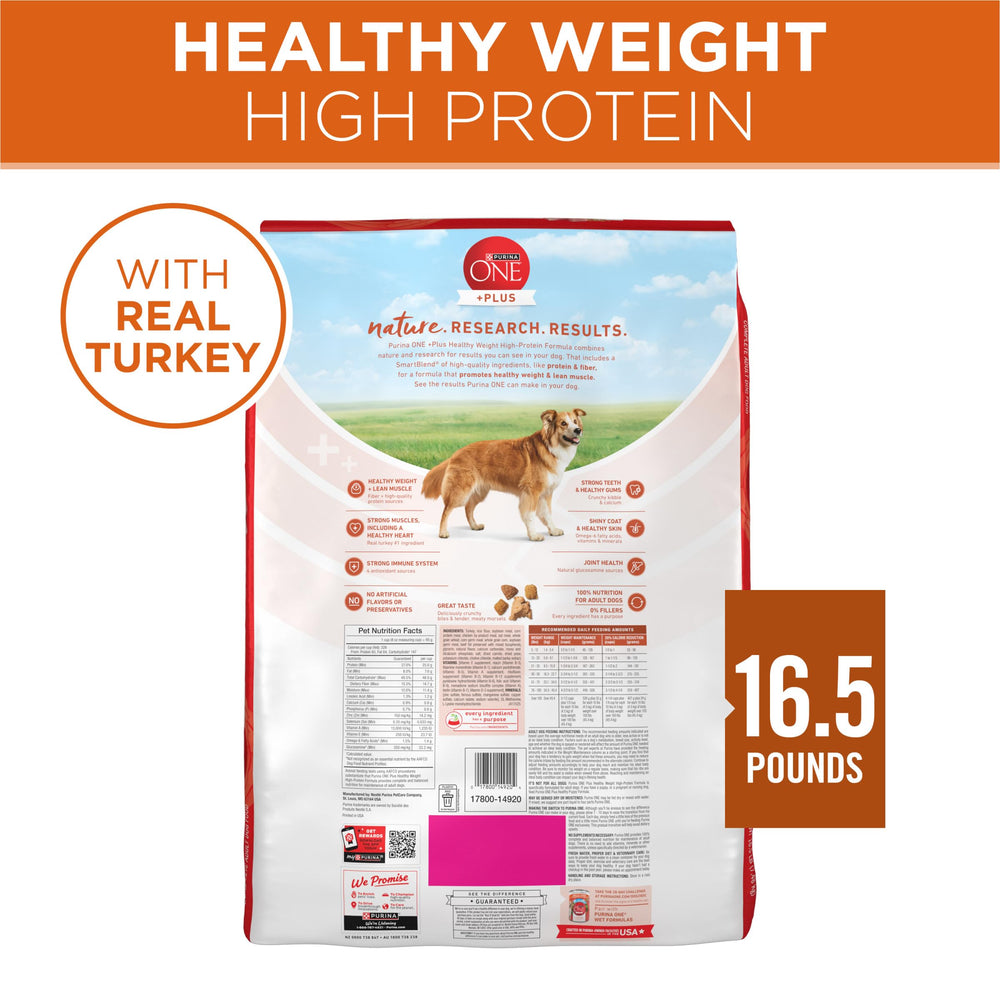 Close-up of Purina ONE nutrition facts panel to show balanced vitamins and minerals
