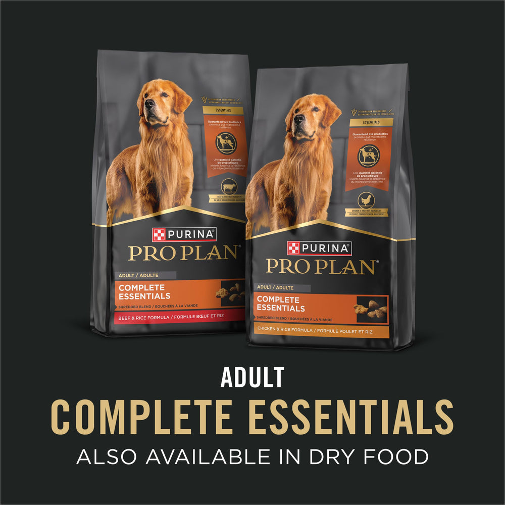 Purina Pro Plan nutrition facts close-up showing 23 essential nutrients
