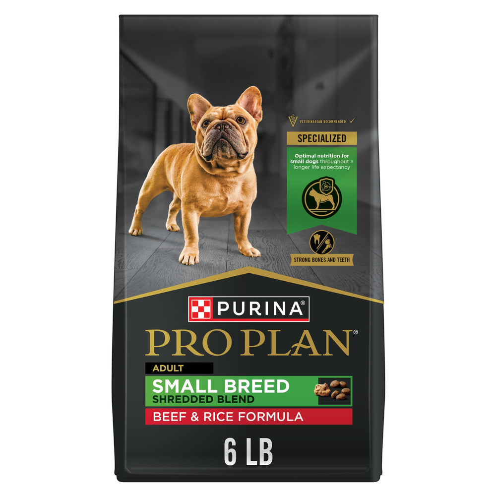Purina Pro Plan bag front view showing product and benefits