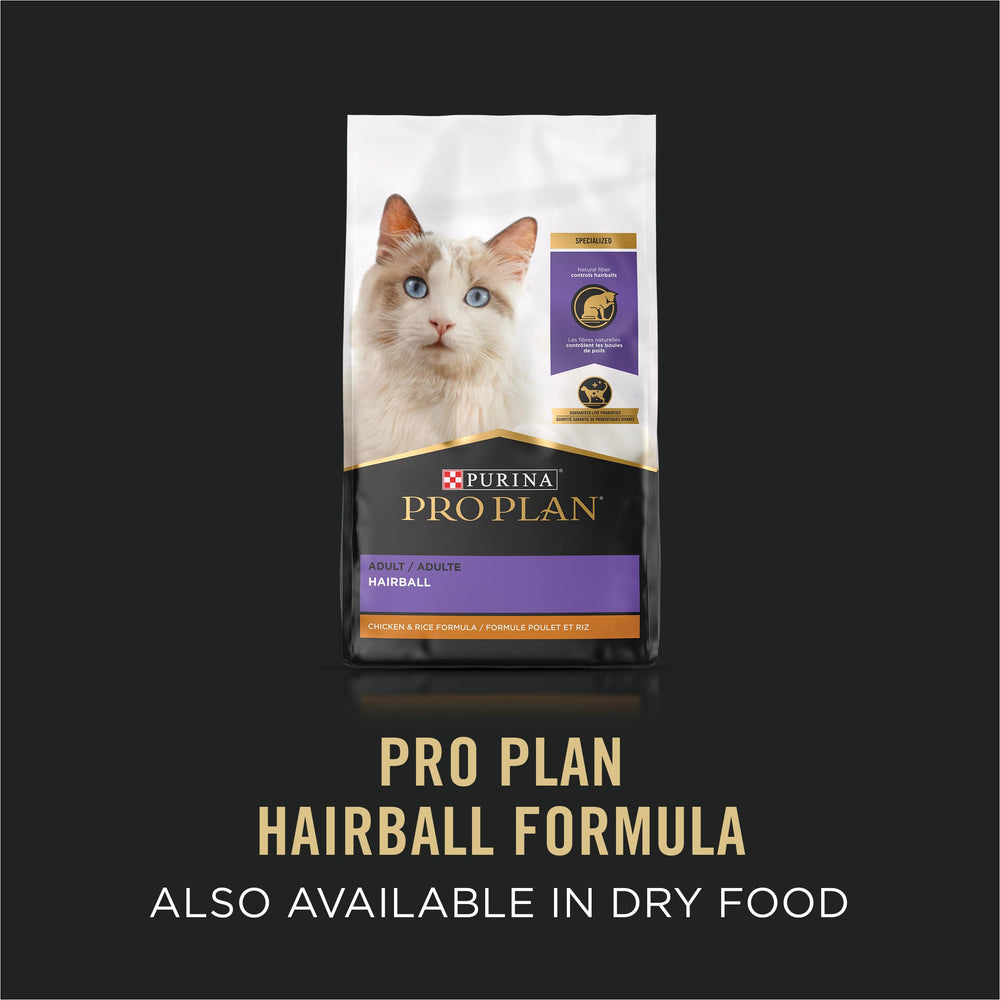 Purina Pro Plan ingredients label close-up showing vitamins, minerals, and no artificial colors