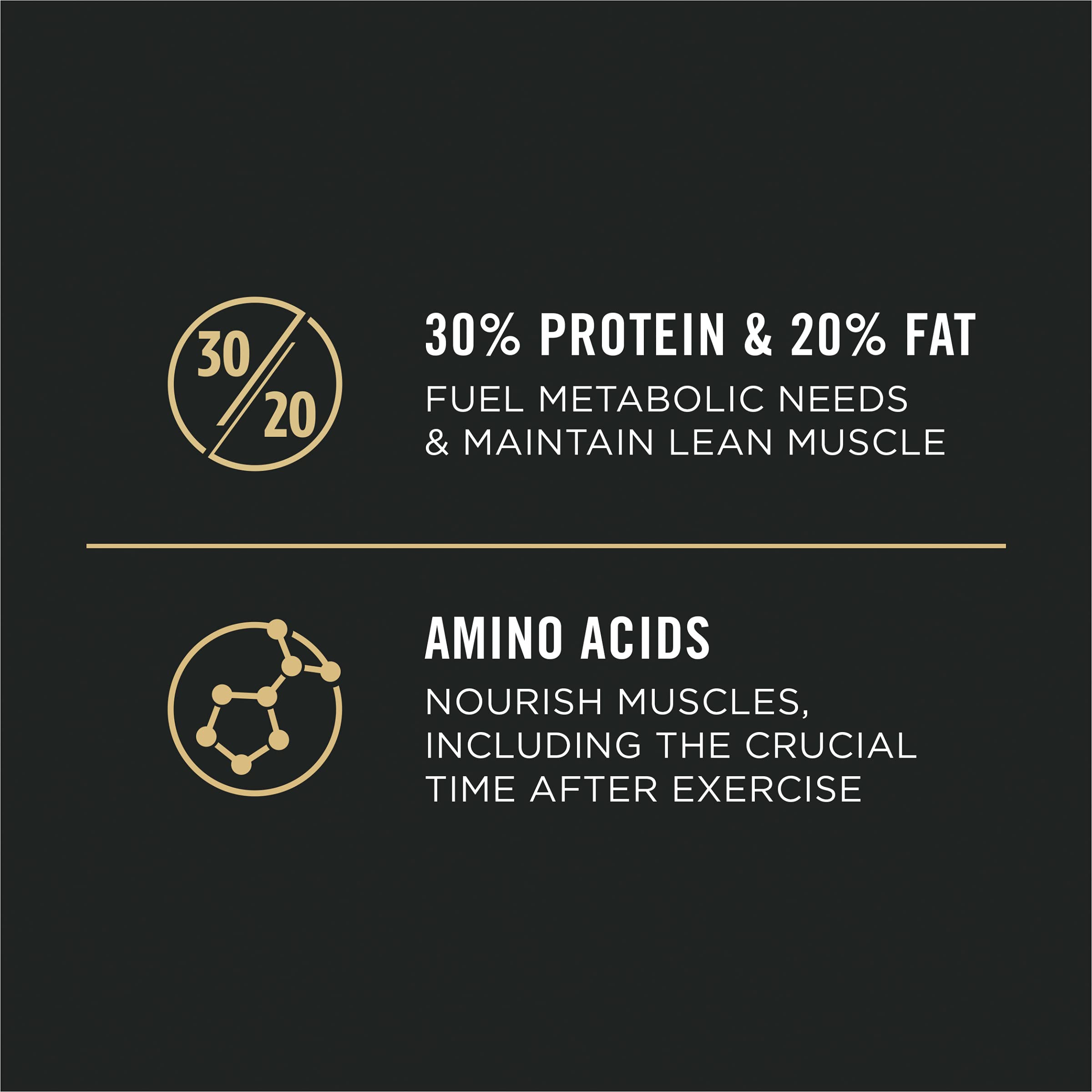 Close-up of Purina Pro Plan kibble texture highlighting digestible protein