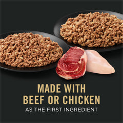 Purina Pro Plan open can loaf showing texture and moist appeal