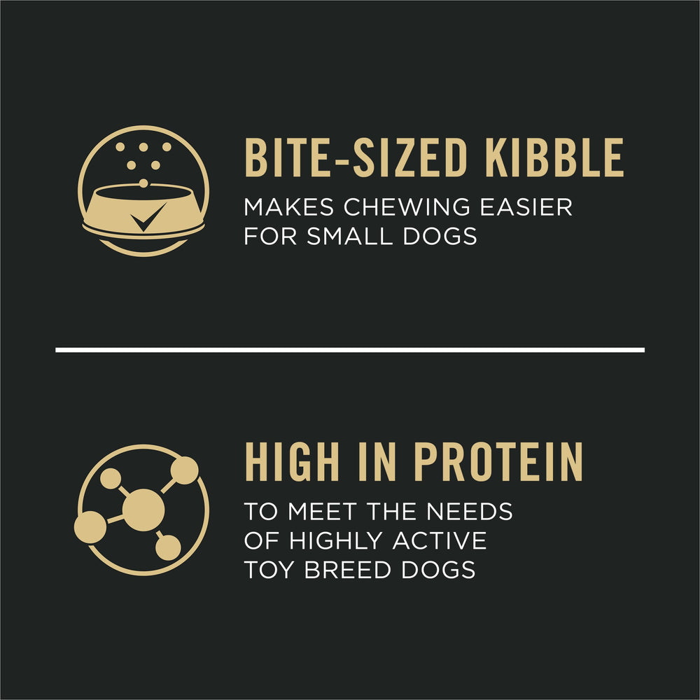 Purina Pro Plan puppy eating from bowl showing appetizing formula
