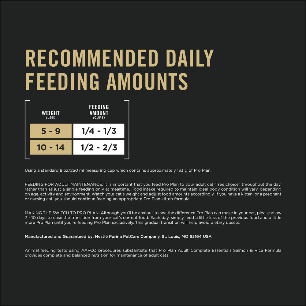 Purina Pro Plan 7 lb bag beside smaller item to show true bag size
