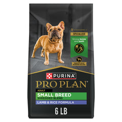 Purina Pro Plan front of bag showing formula and benefit of high protein