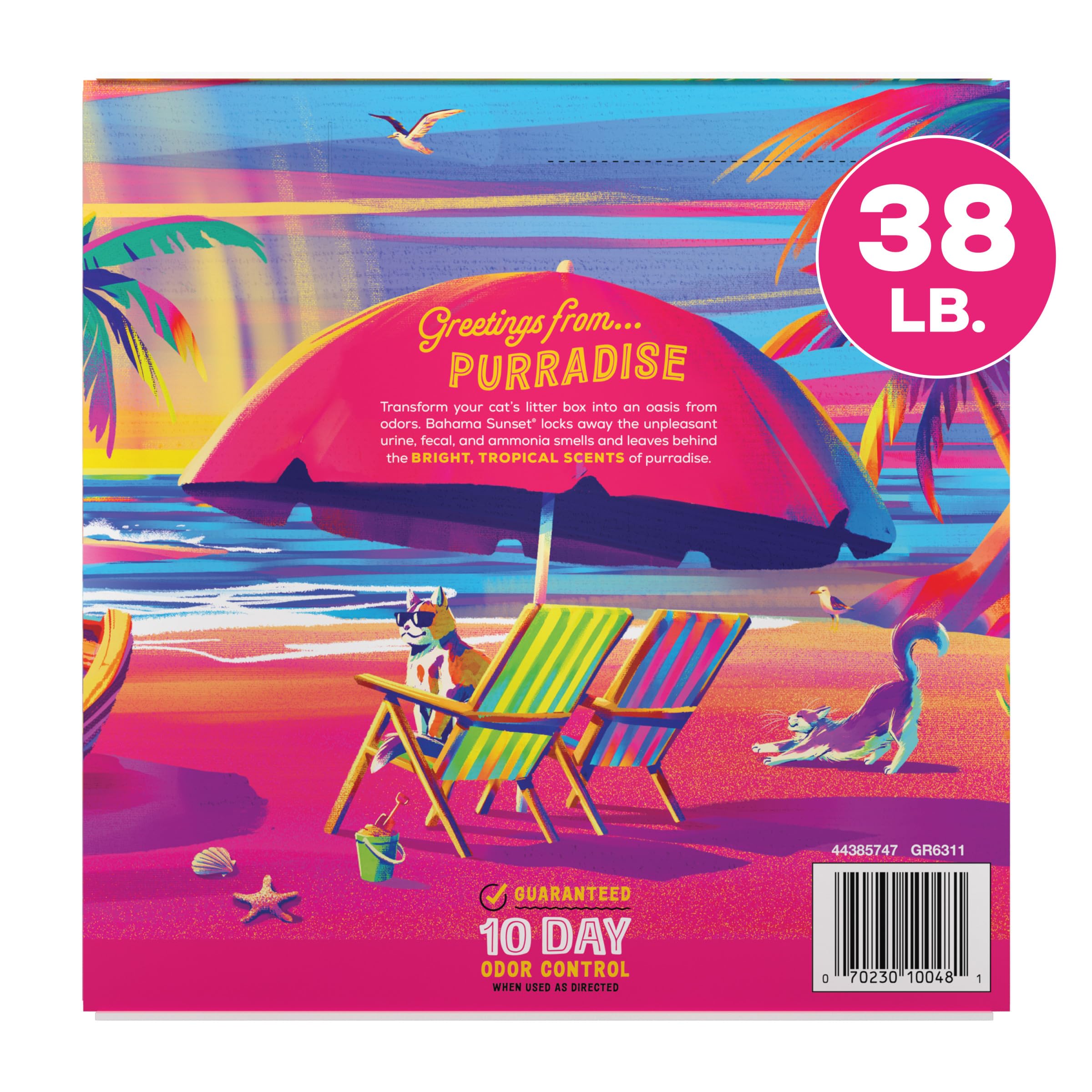 Purina Tidy Cats tropical scent visual evoking fresh fragrance