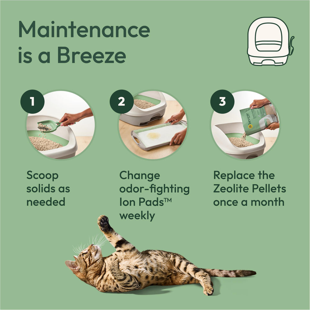 Purina Tidy Cats included scoop for quick waste removal and cleaner maintenance