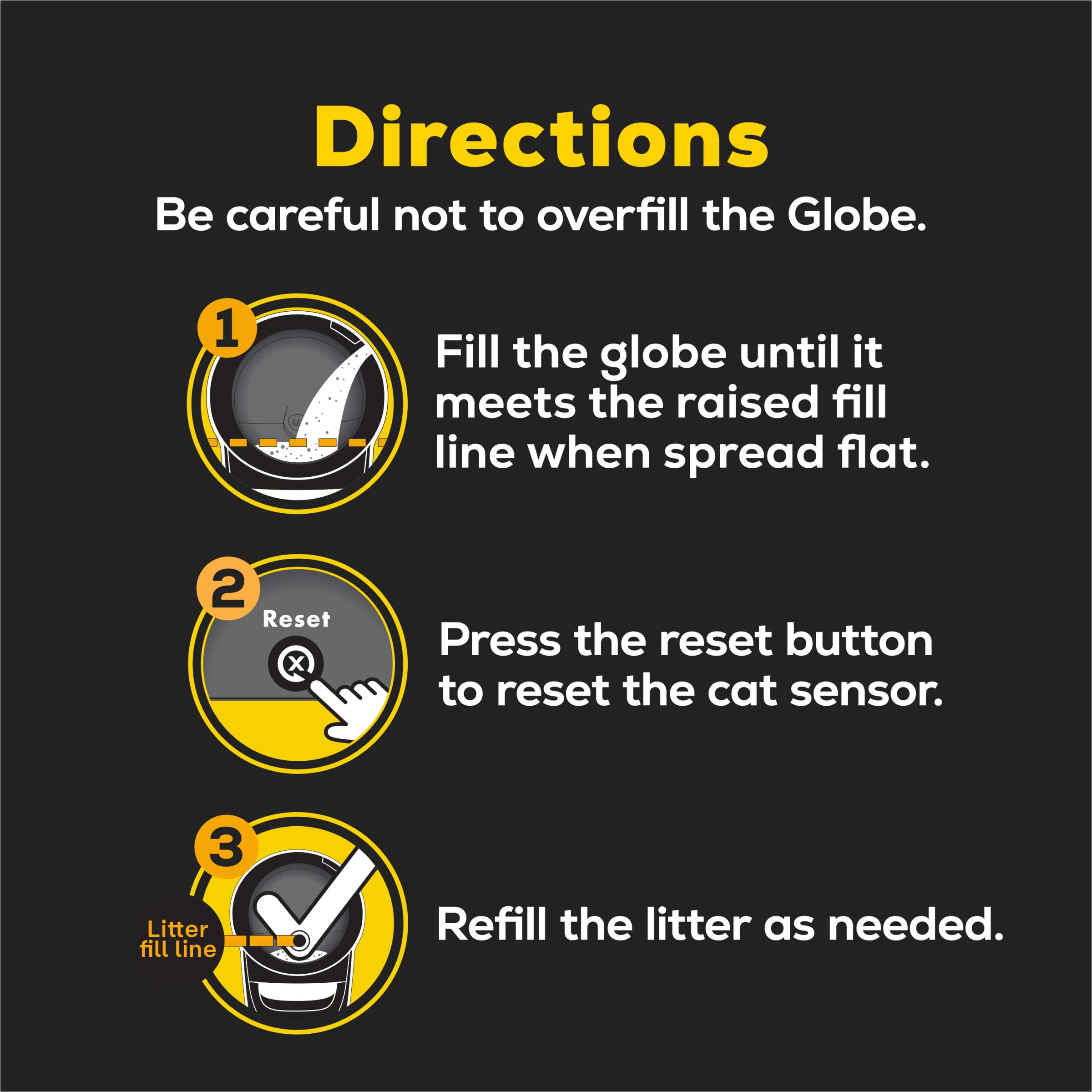 Purina Tidy Cats pouring into Litter-Robot with fill line for proper installation