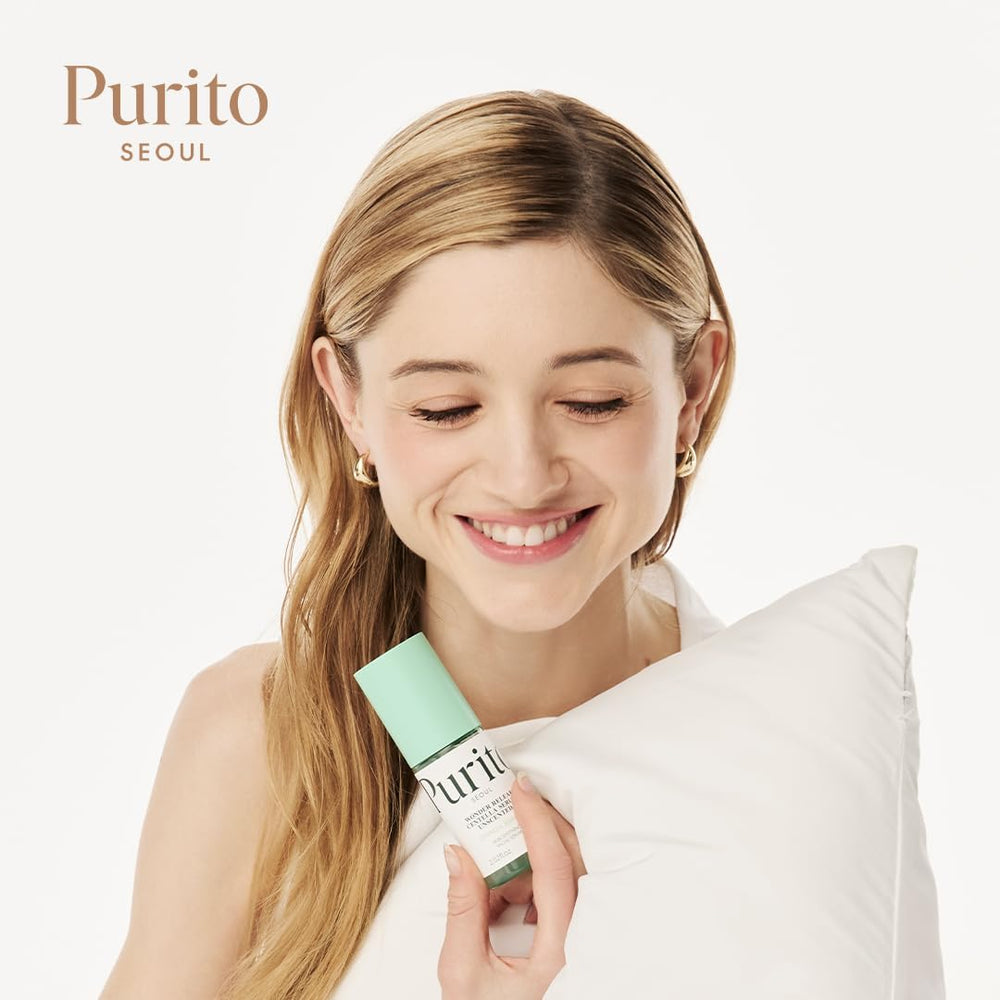 PURITO bottle with outer box highlighting trustworthy packaging benefit