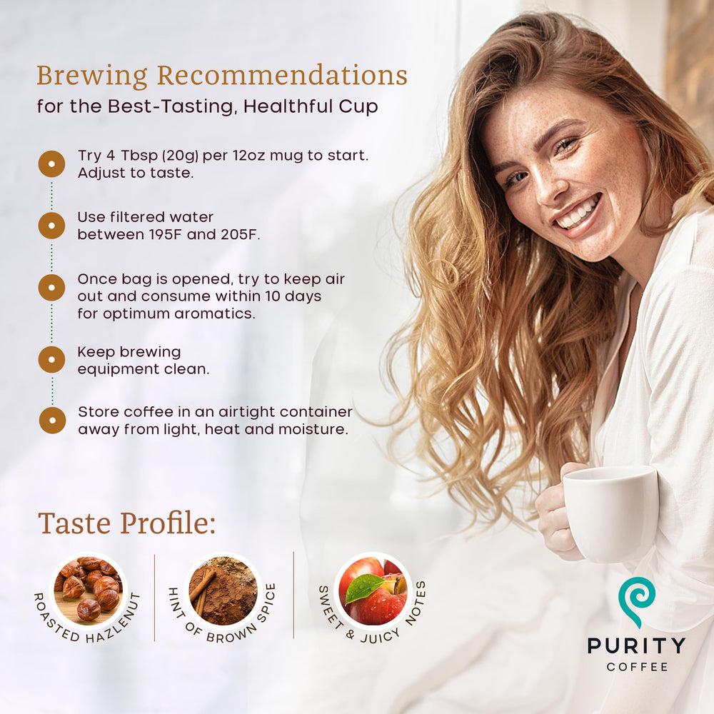PURITY COFFEE collage of farm, processing, and roasting to show traceable sourcing