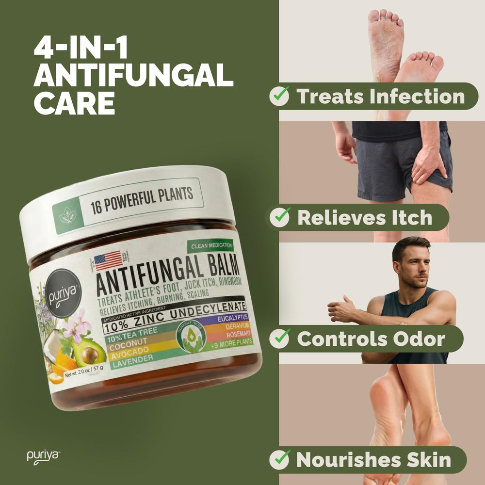 Puriya application between toes demonstrating targeted relief and reduced itching