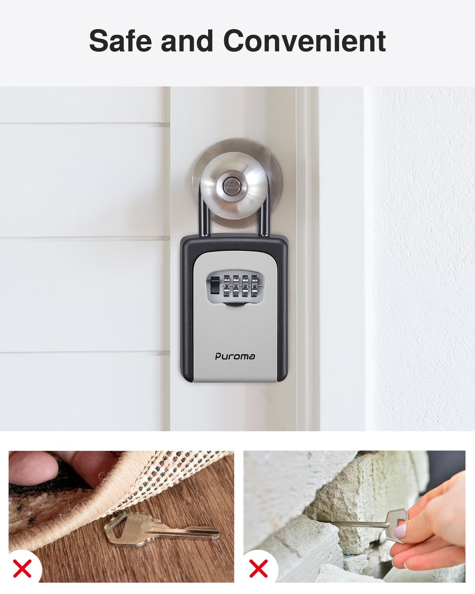 Puroma open interior showing large capacity holding multiple keys and remotes